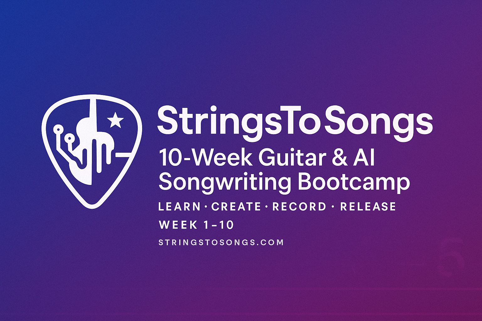 StringsToSongs: 10-Week Music Production Program